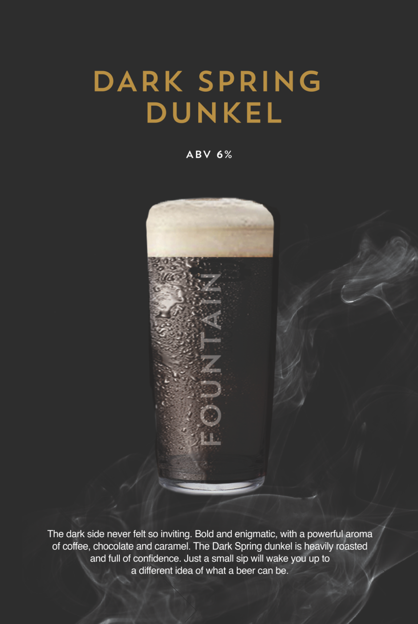 Fountain Craft Beer - Dark Spring Dunkel